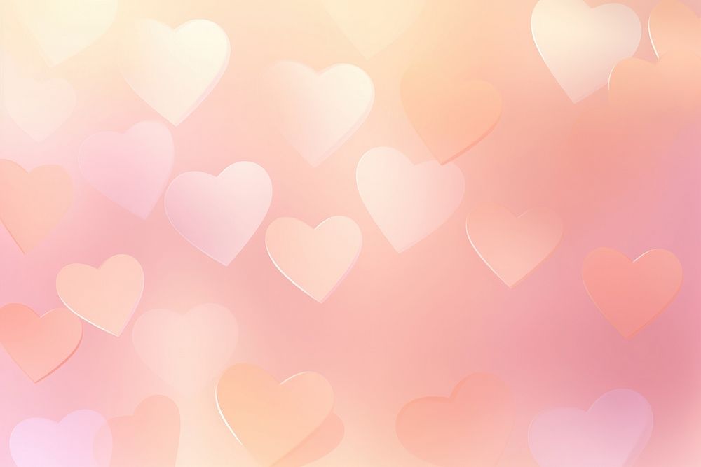 Heart shape backgrounds pink defocused.