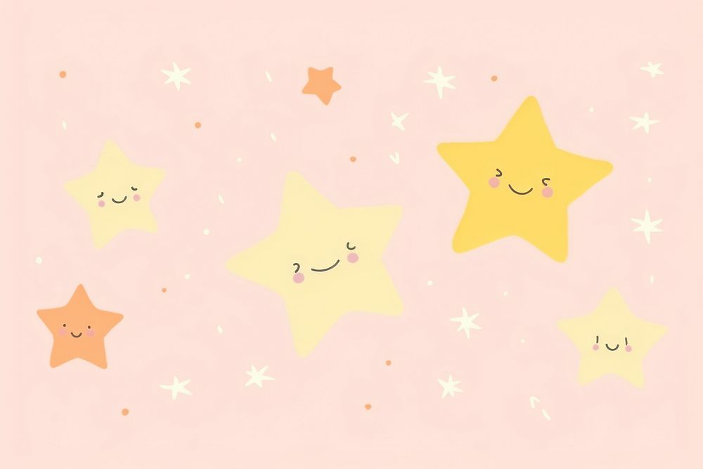 Cute star illustration constellation backgrounds astronomy.