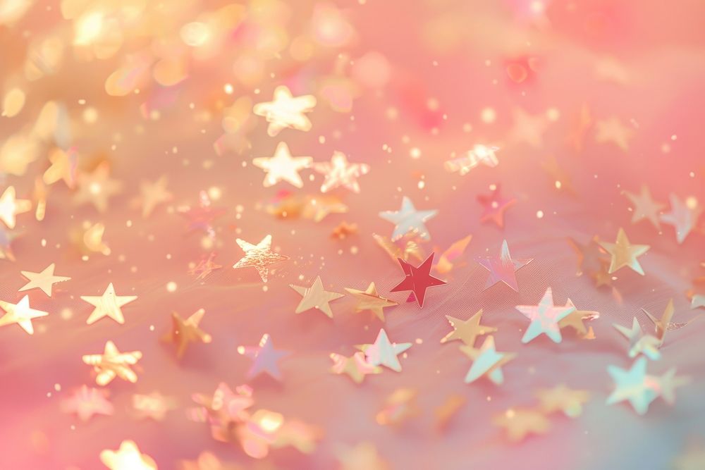 Star shape backgrounds confetti glitter.
