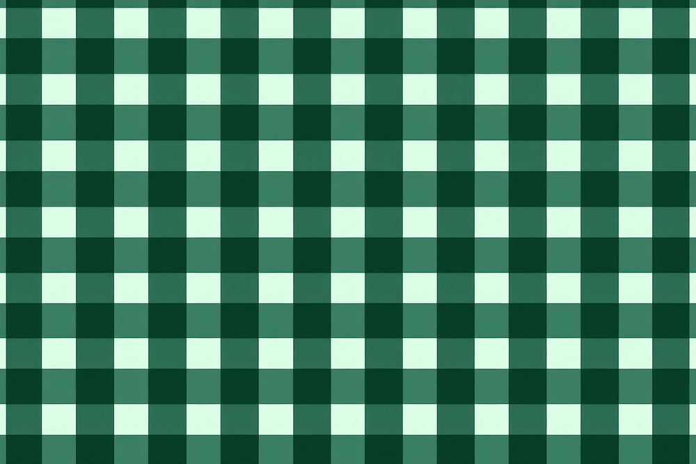 Dark green gingham backgrounds tablecloth pattern.