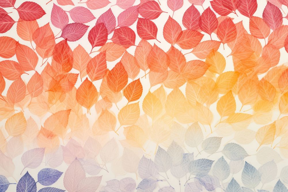 Fall leaves backgrounds outdoors pattern.