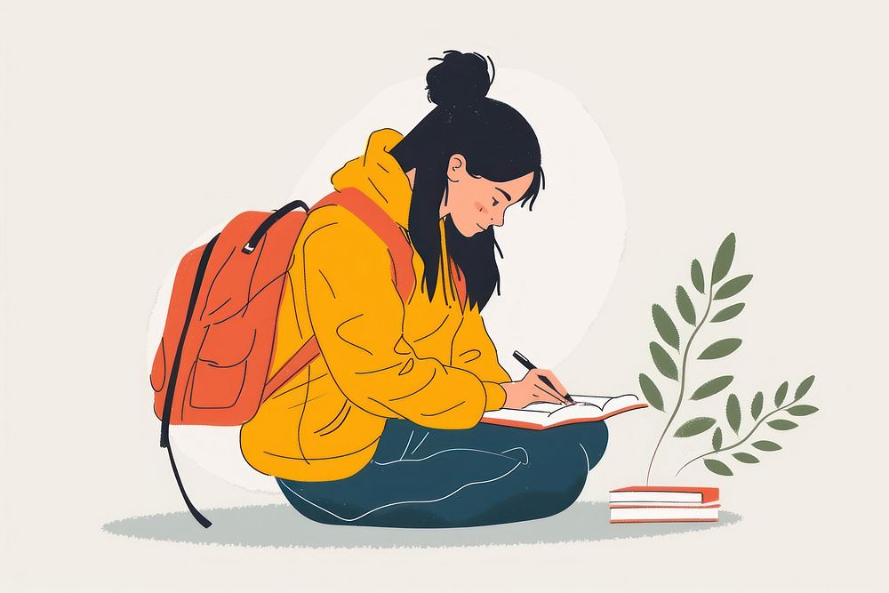 Student drawing reading pencil. | Premium Photo Illustration - rawpixel