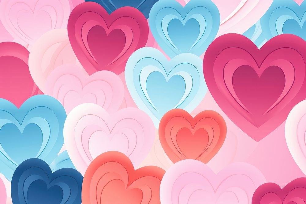 Hearts backgrounds graphics pattern.