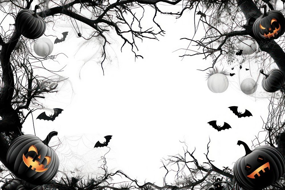 Halloween frame halloween backgrounds celebration.