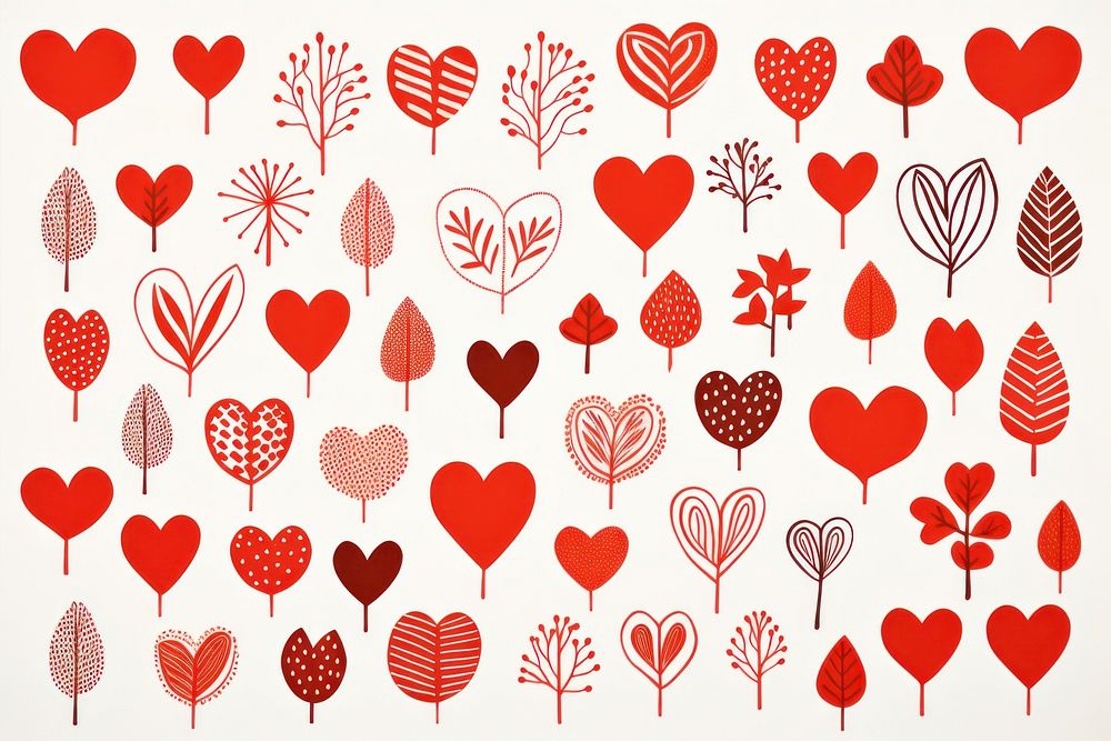 Hearts backgrounds pattern creativity.