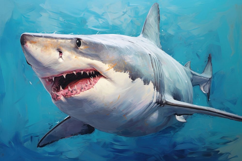 Shark animal fish aggression.