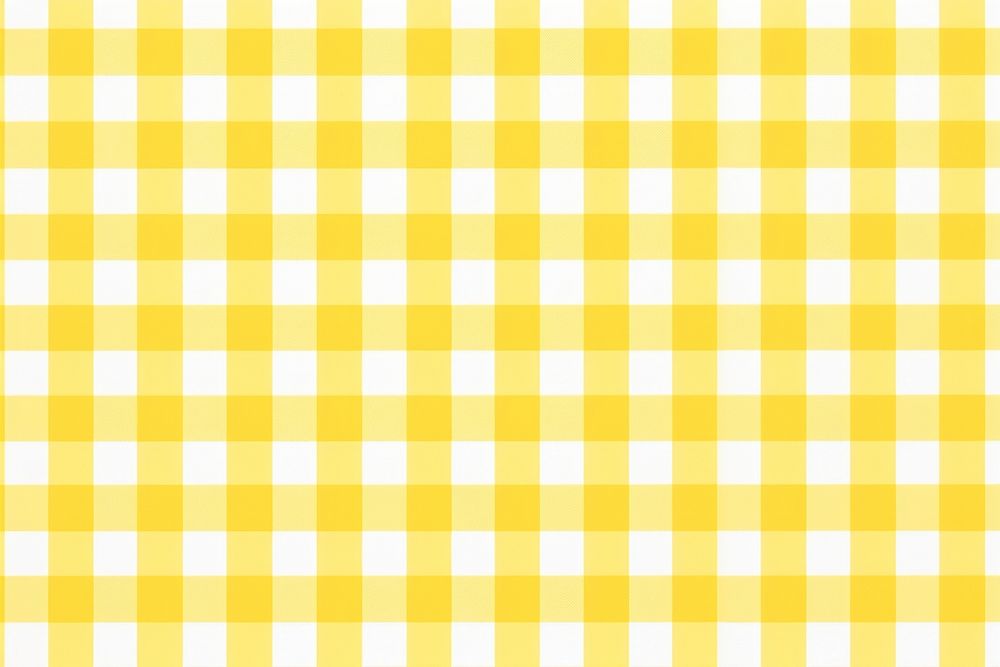 Light yellow gingham backgrounds tablecloth pattern.