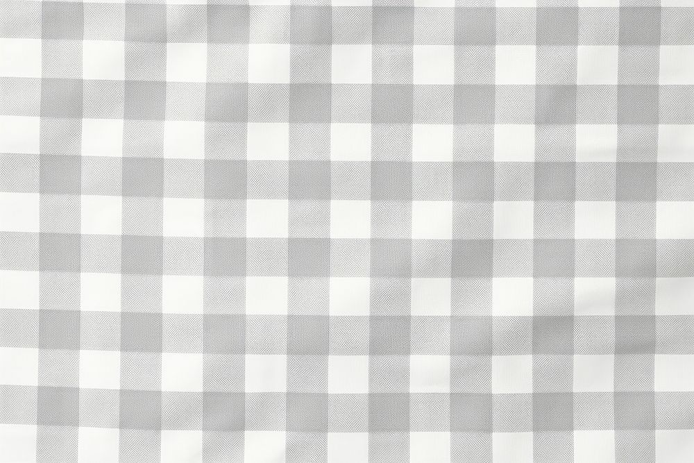 Light grey gingham backgrounds tablecloth pattern.