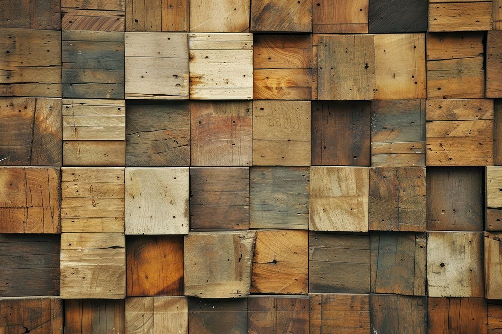 Wood tile backgrounds hardwood lumber.