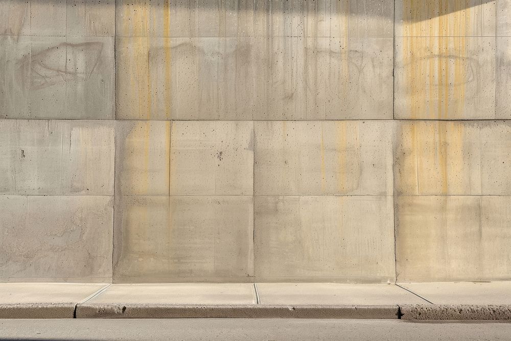 Yellow concrete wall architecture backgrounds city.