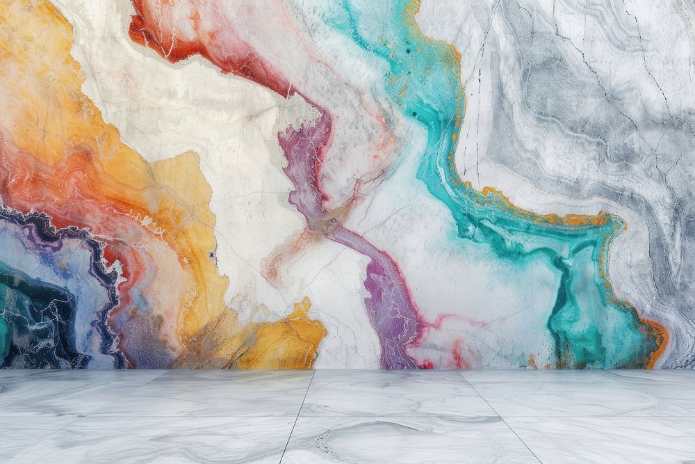Colorful marble backgrounds painting wall.