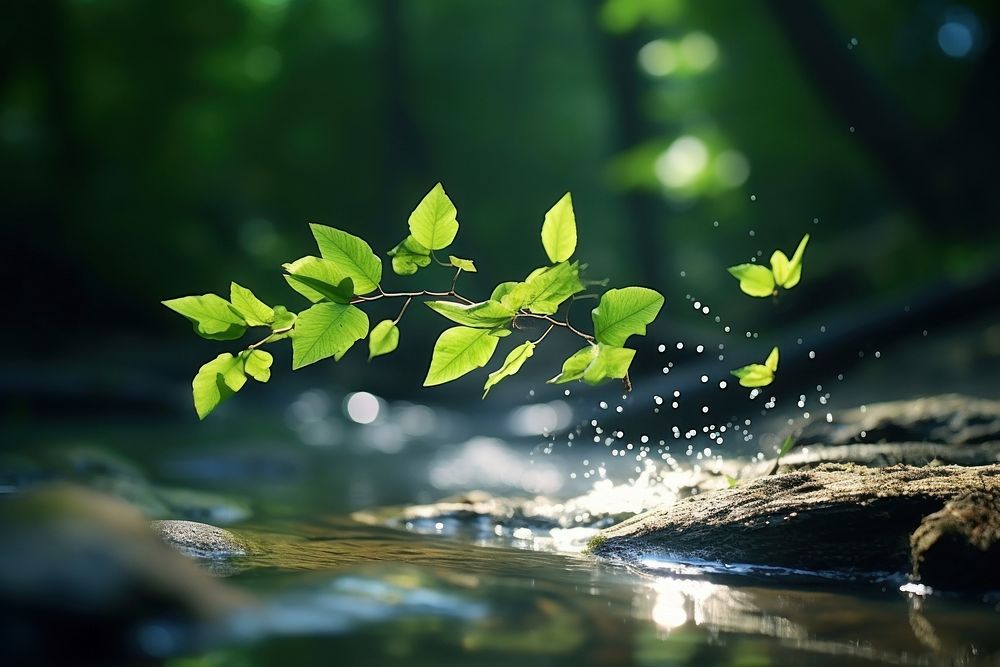 Fall green leaves outdoors nature | Premium Photo - rawpixel