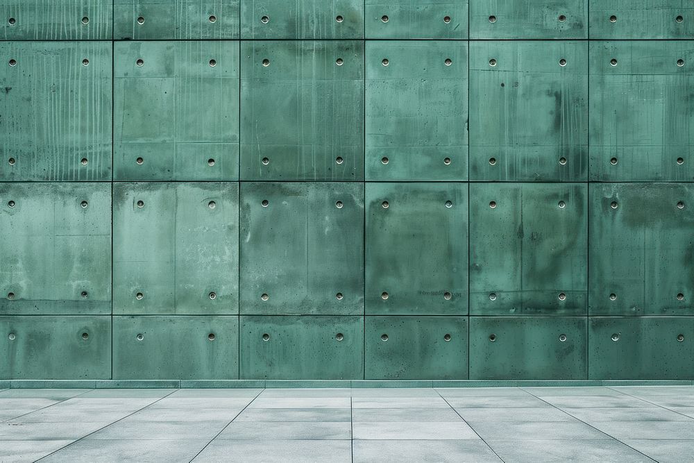 Green concrete wall texture architecture backgrounds building.