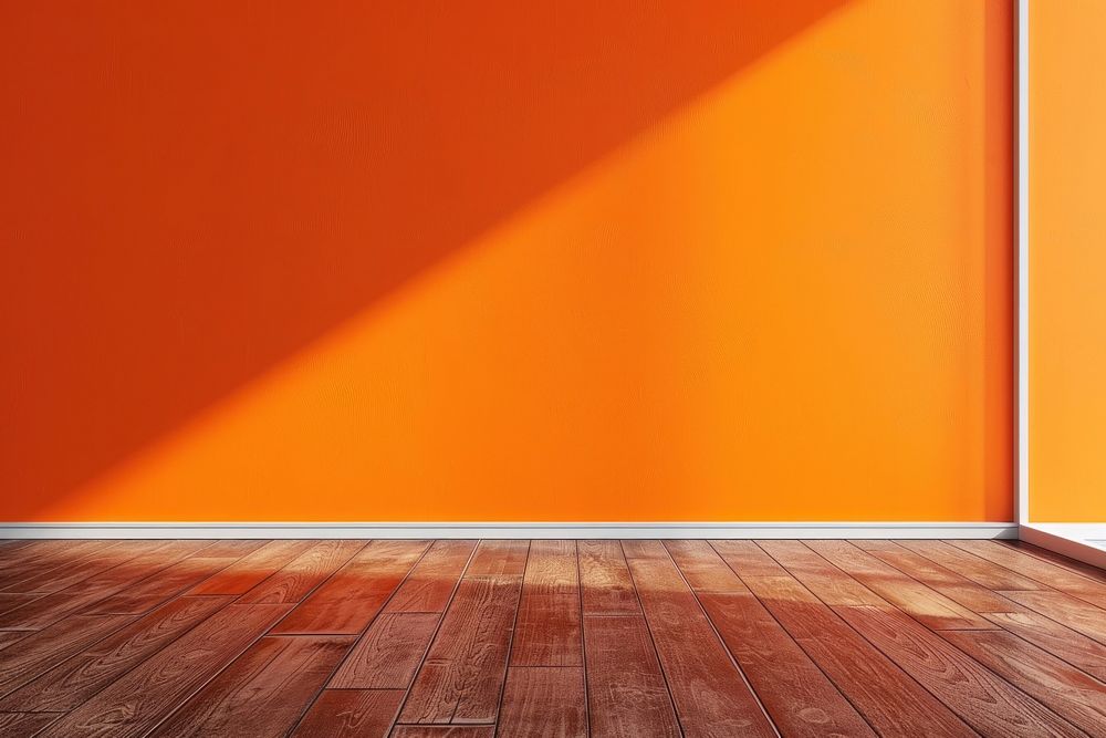 Orange backgrounds flooring hardwood.