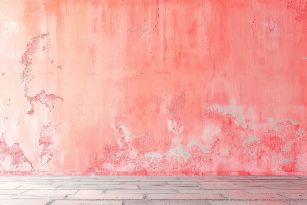 Pastel coral wall architecture backgrounds.