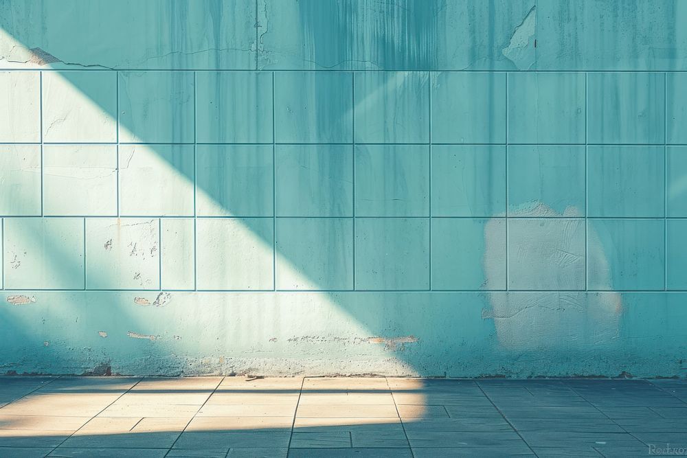 Pastel baby blue wall architecture backgrounds.