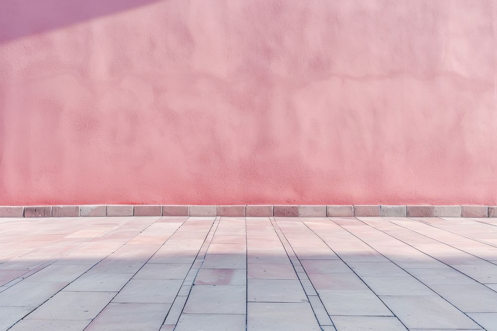 Pastel pink wall city architecture.
