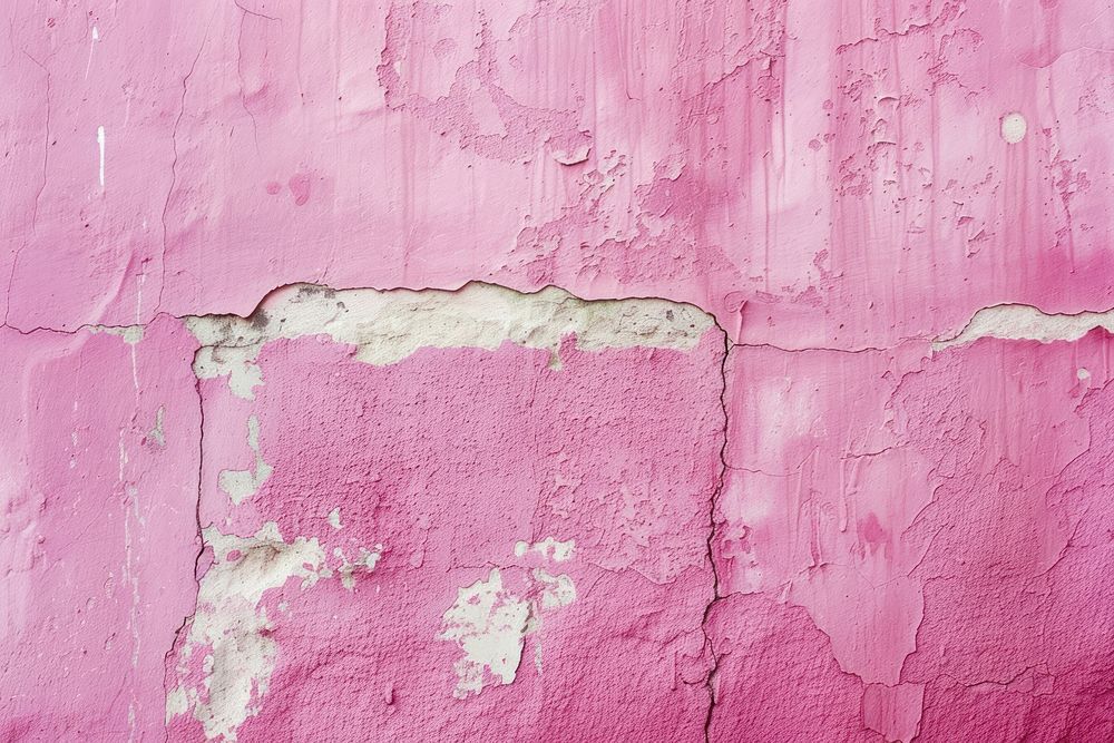 Pink wall texture architecture backgrounds deterioration.