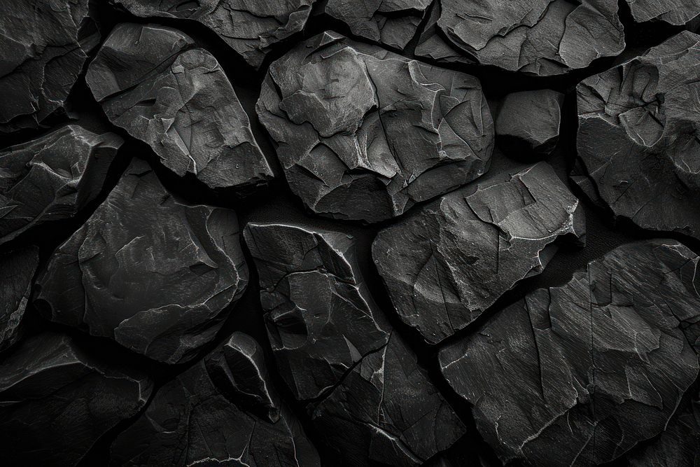 Rock wall texture backgrounds black repetition.