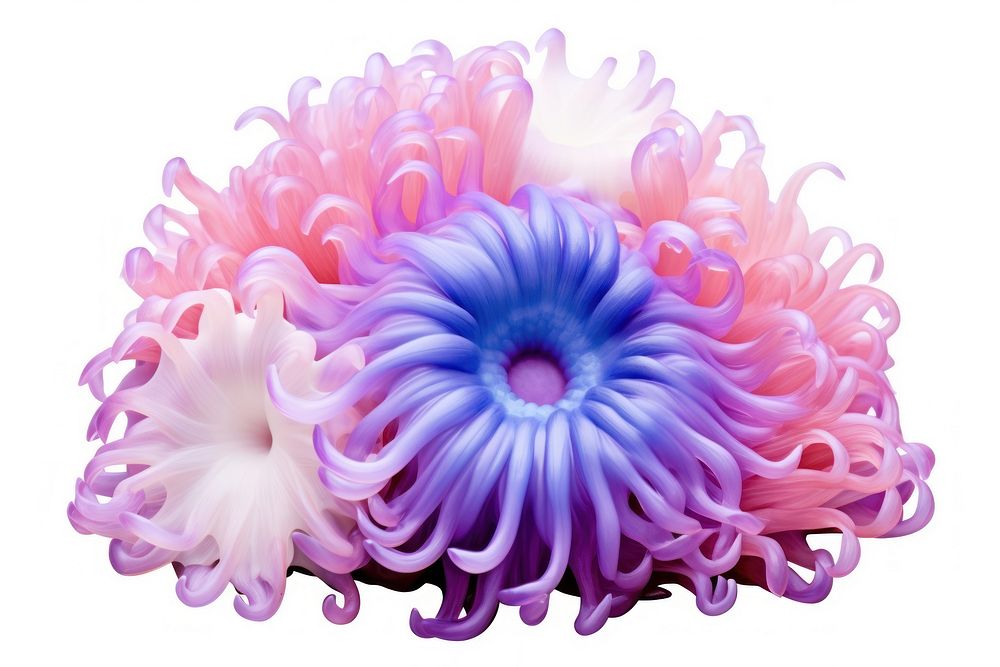 Sea anemone flower dahlia nature.