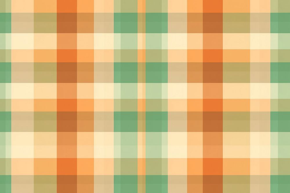 Orange and green plaid pattern tartan.