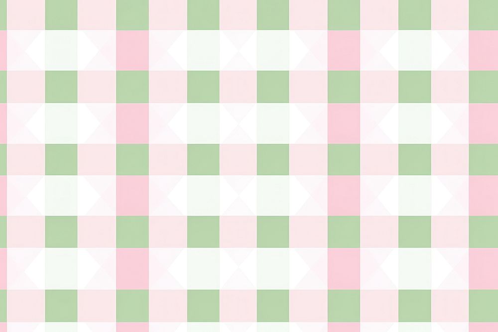 Pink and white pattern tablecloth green.