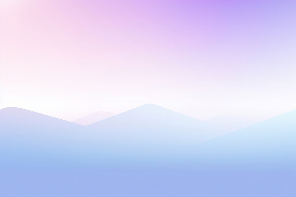 Soft blue and lavender backgrounds mountain sunlight.
