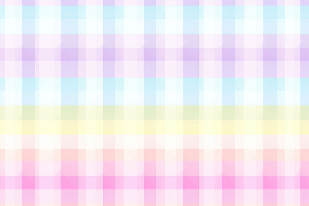 Soft rainbow gingham pattern backgrounds repetition.
