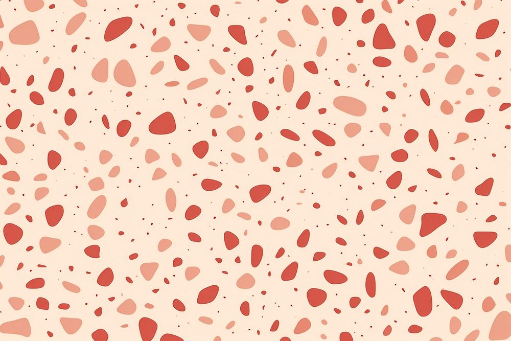 Soft red and beige terrazzo pattern backgrounds repetition.