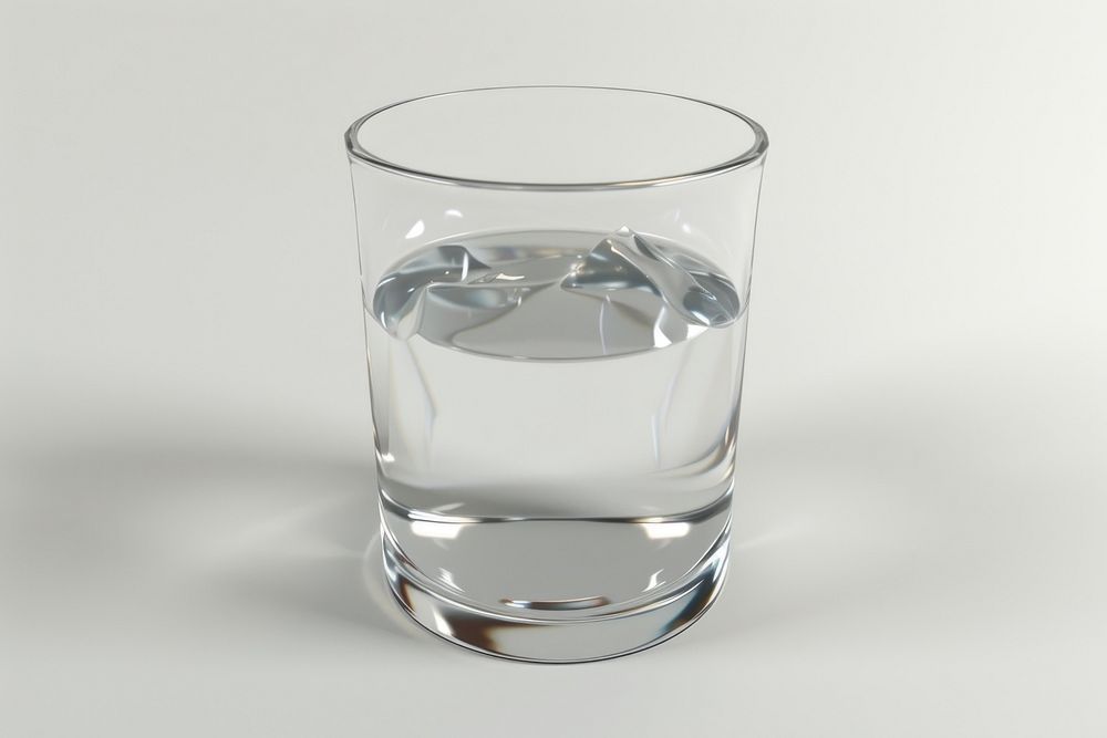 Drink glass transparent drink.