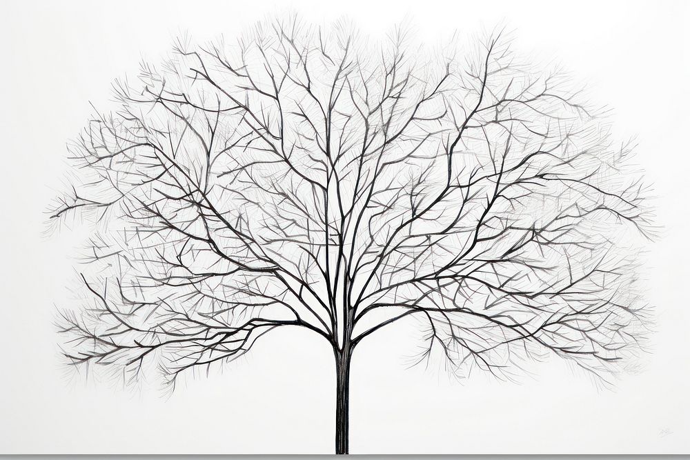 Tree sketch tree drawing.