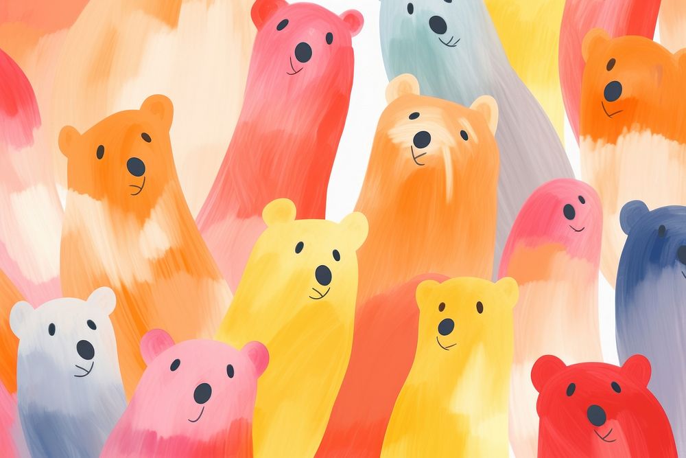 Cute bears backgrounds mammal animal.