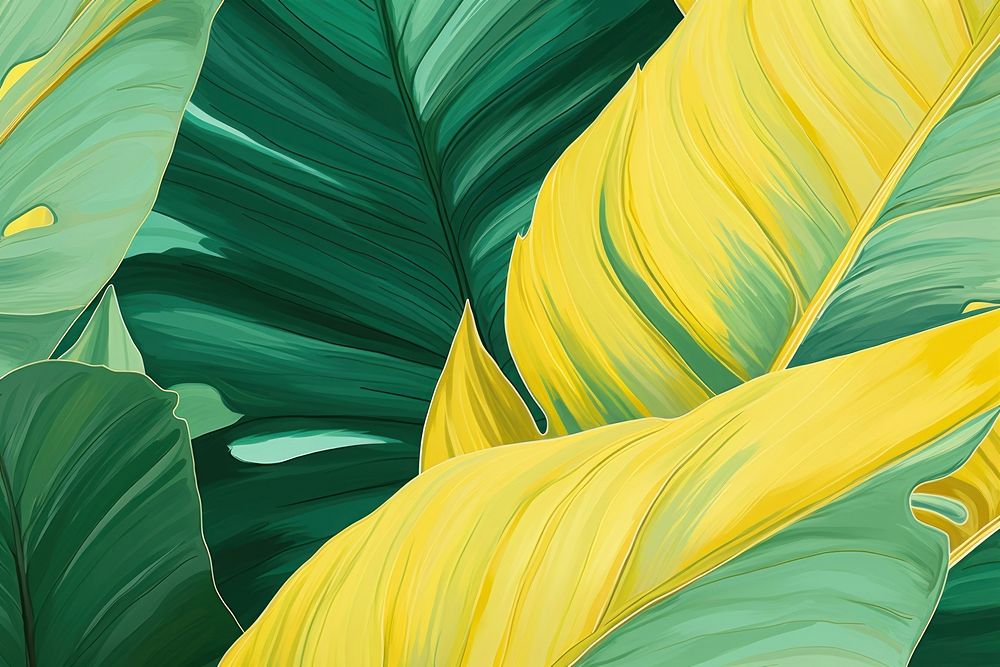 Banana leafs backgrounds outdoors nature.