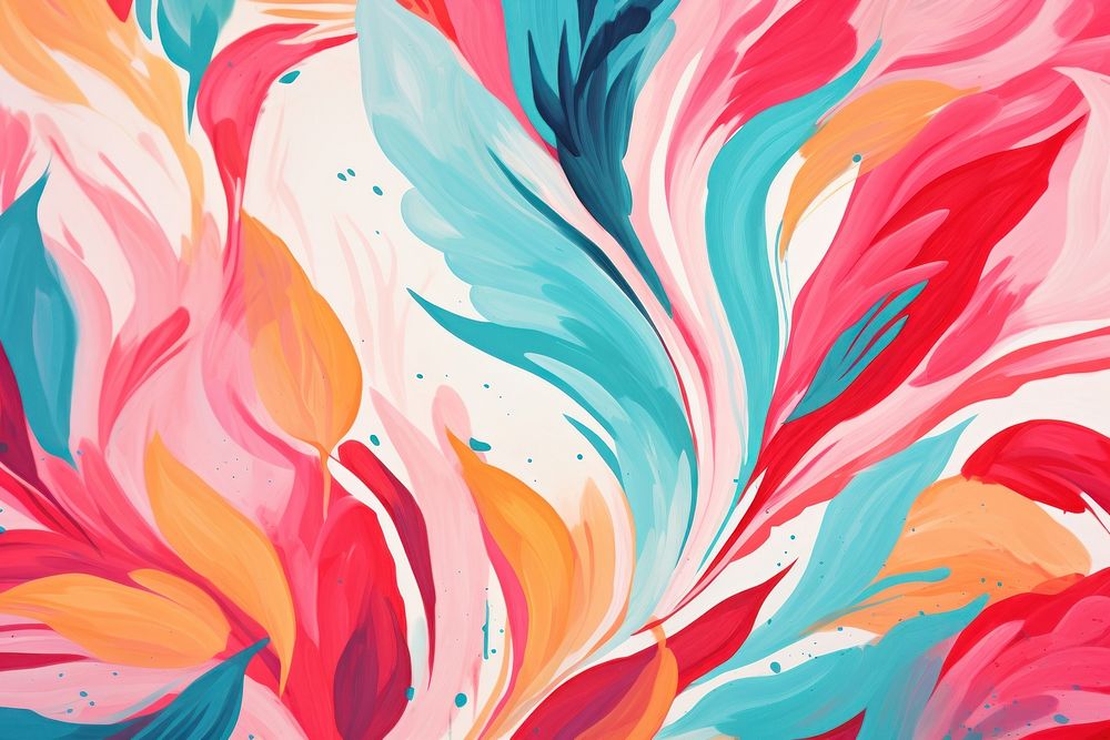 Floral seamless backgrounds abstract painting.