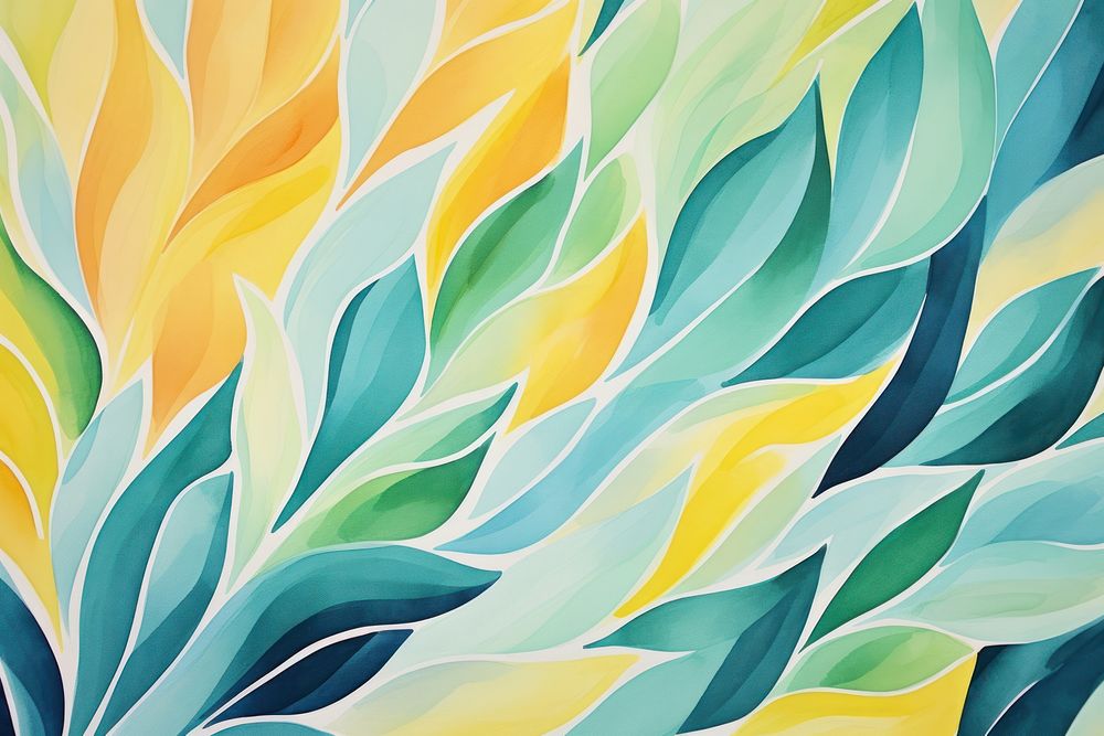 Leafs backgrounds abstract painting.