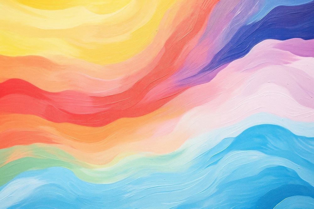 Backgrounds abstract painting rainbow.