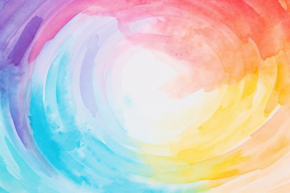 Rainbow shape backgrounds abstract painting.