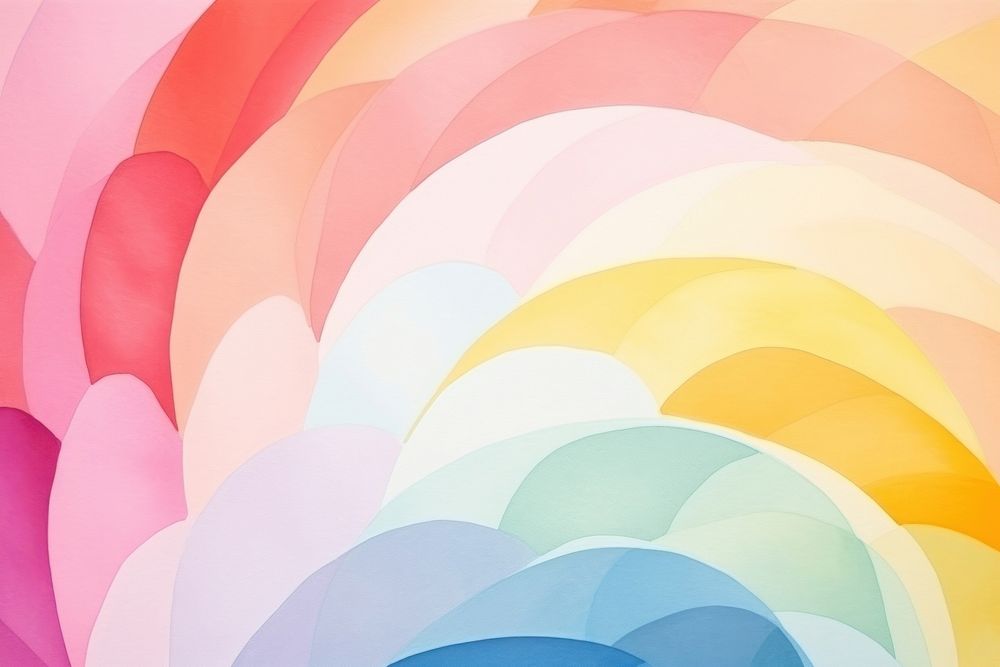 Rainbow shape backgrounds abstract pattern.