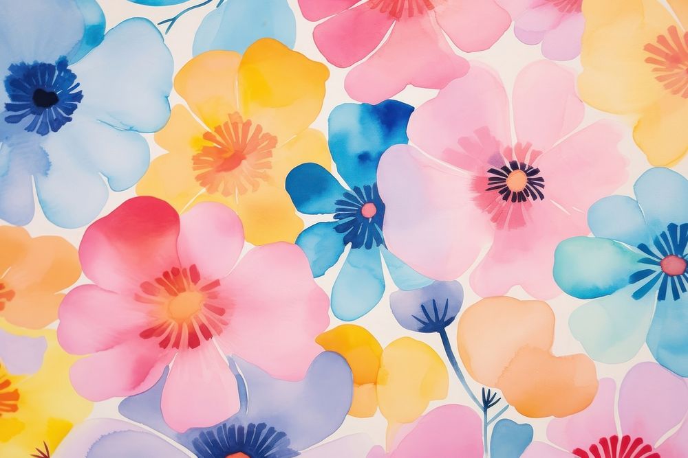 Flowers backgrounds abstract pattern.