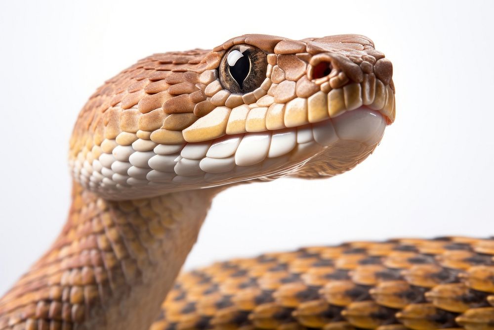 Snake looking confused reptile animal rattlesnake.