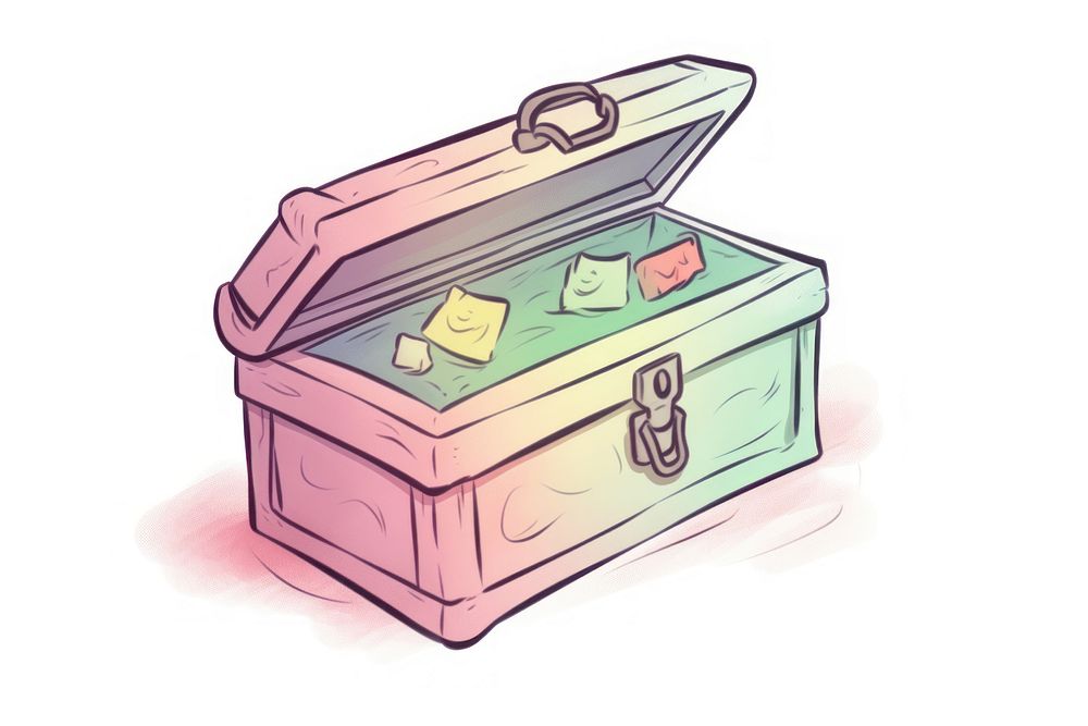 A treasure box creativity container furniture.