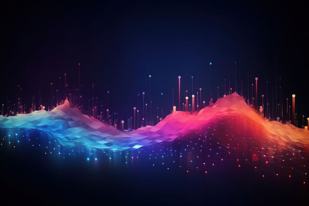 Abstract gradient particle backgrounds futuristic abstract.