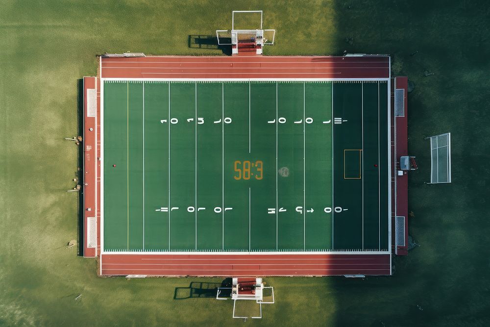 American football field sports architecture competition.