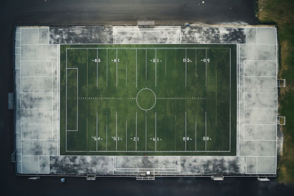 American football field architecture outdoors stadium.