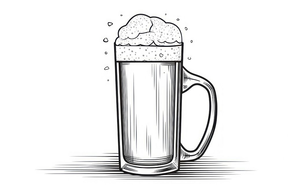 Beer beer sketch drink.