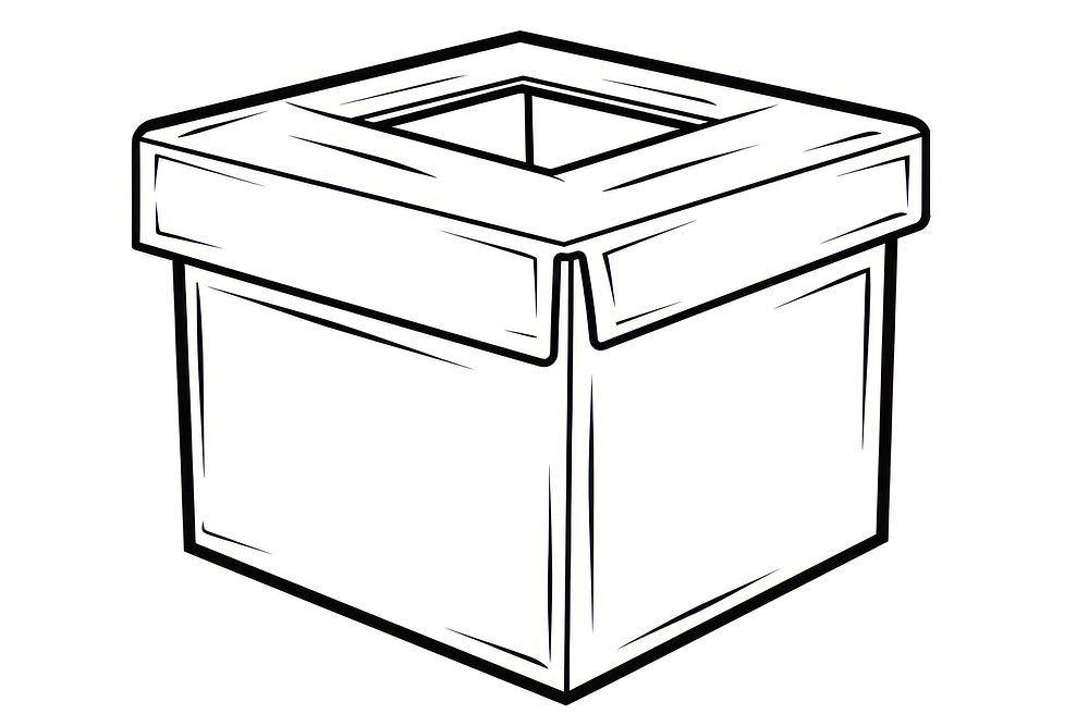 Box sketch line box.