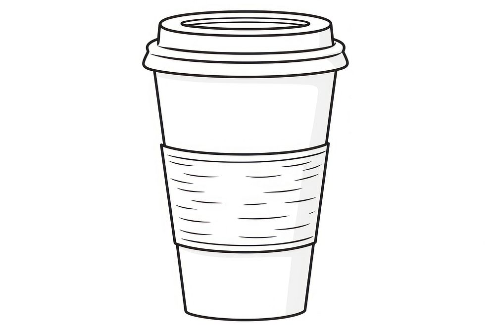 Coffee coffee sketch line.
