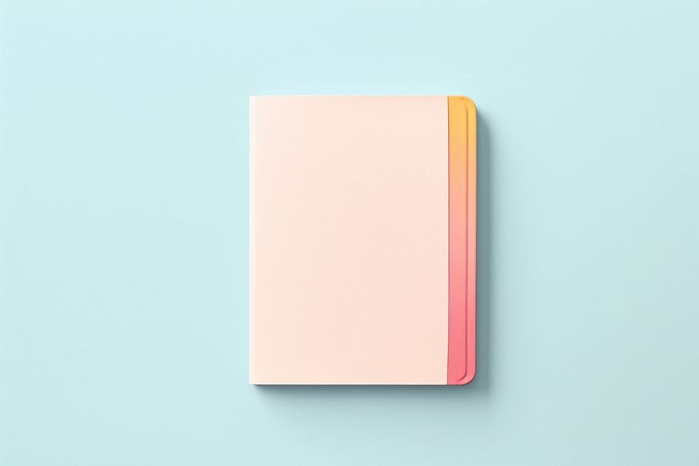 Book pastel paper simplicity letterbox.