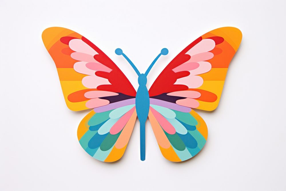 Butterfly colorfull art creativity graphics.