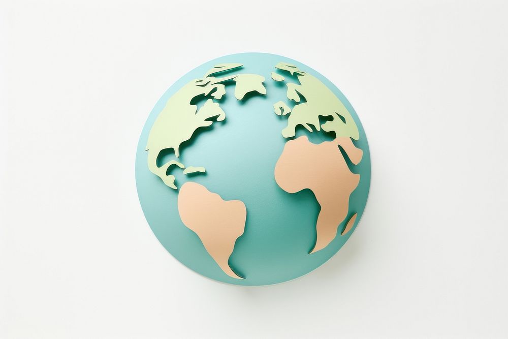 Earth Flat sphere planet globe.